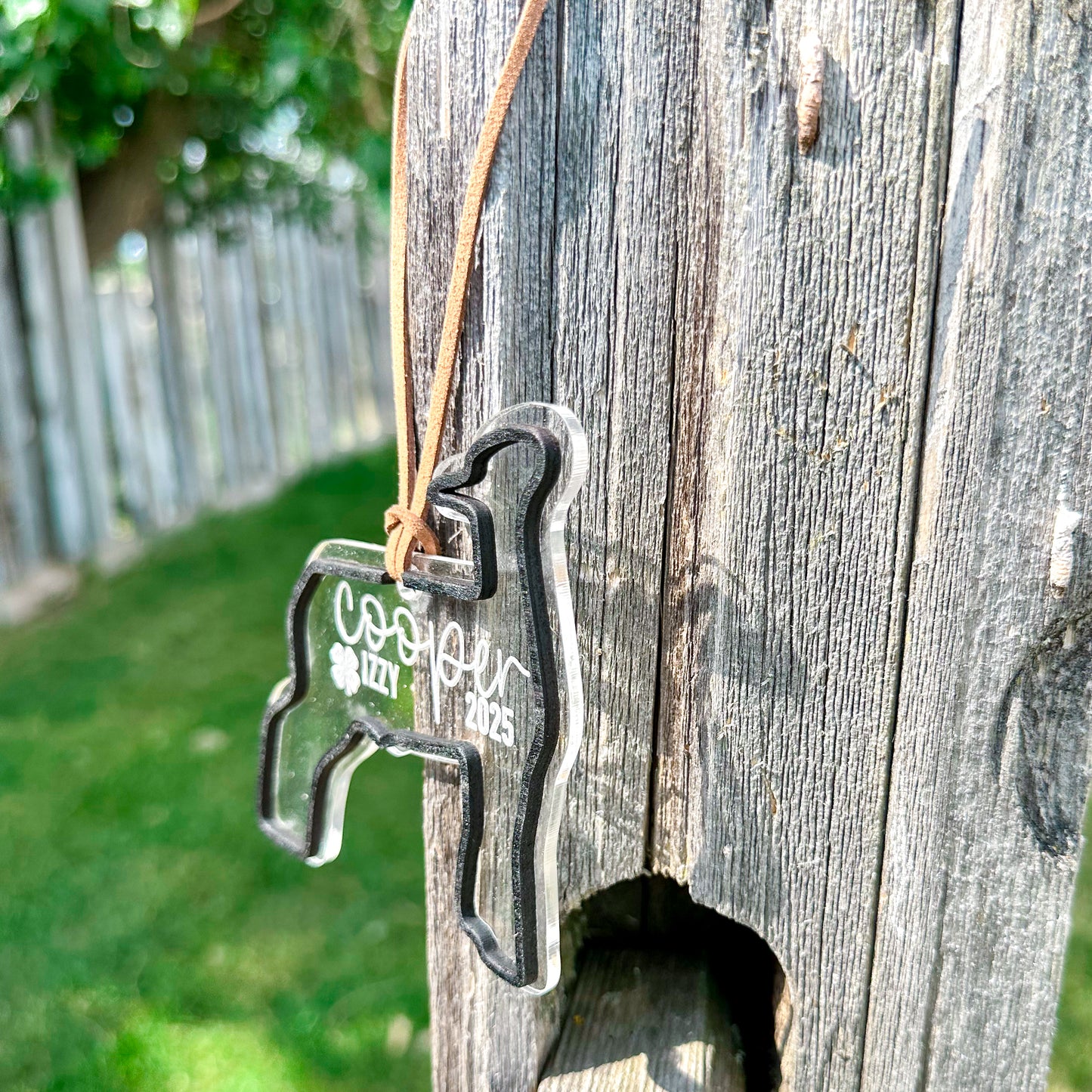 Acrylic Livestock Ornament