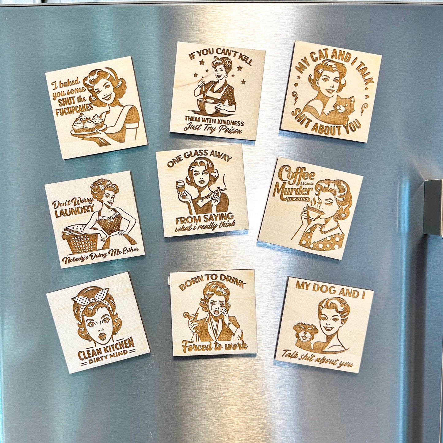Retro Kitchen Magnets