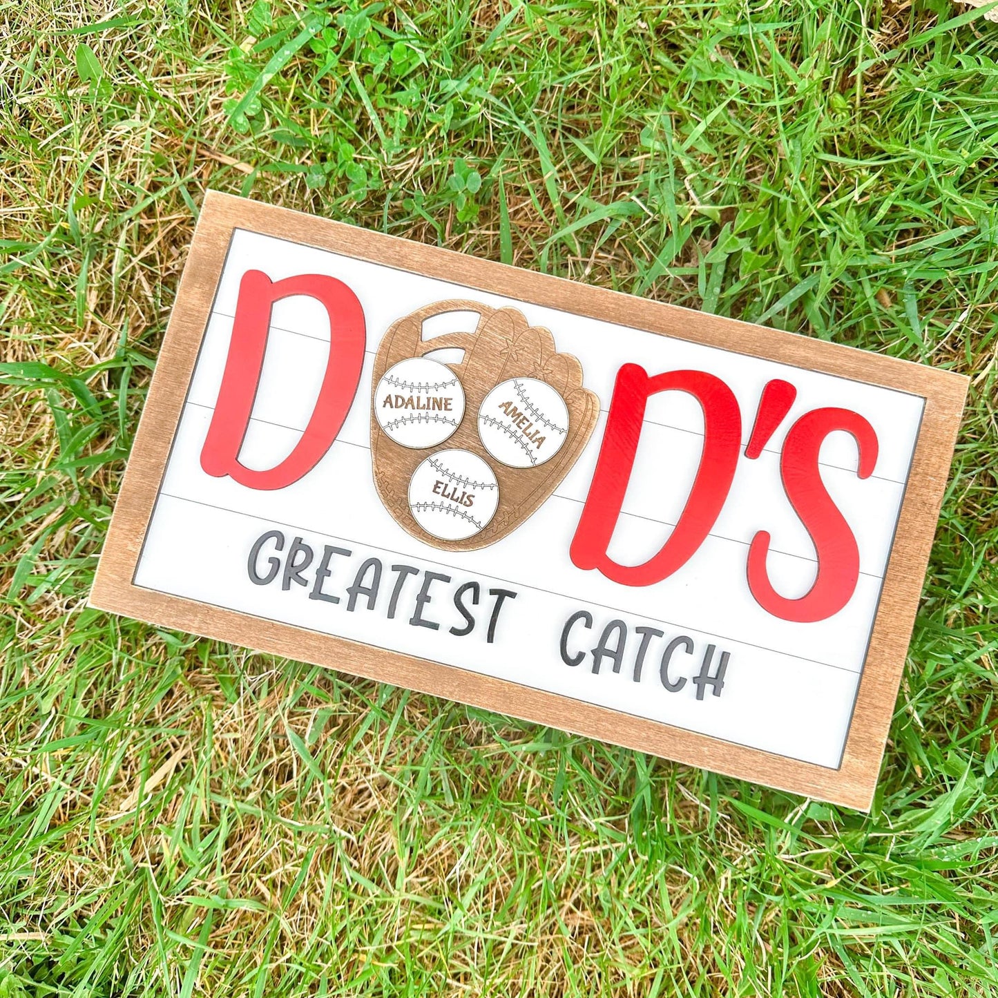 Dads Greatest Catch Sign