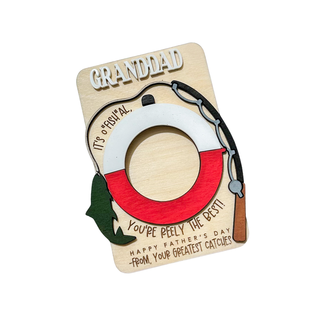Fishing Fathers Day Photo Magnet