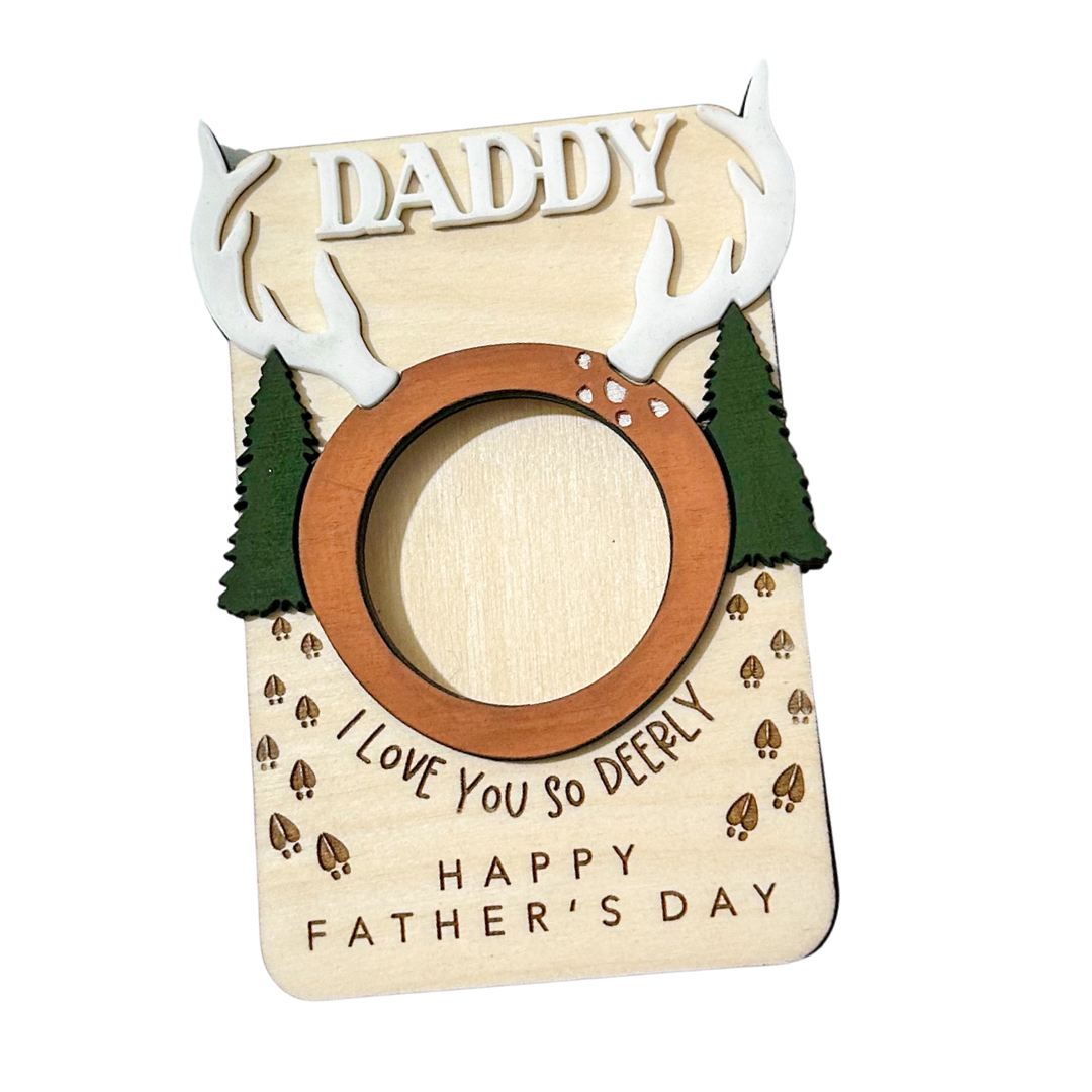 Deer Fathers Day Photo Magnet
