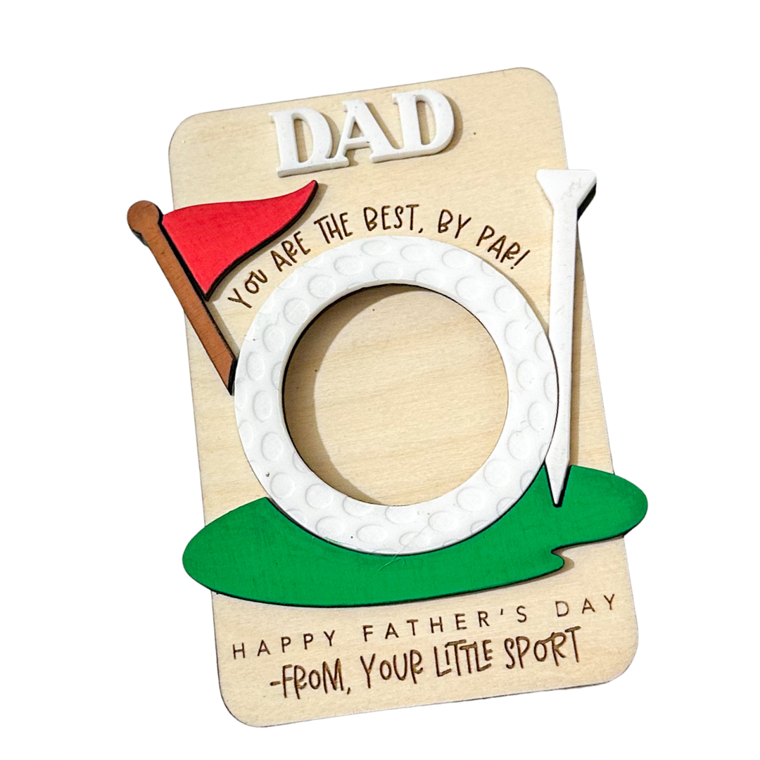 Golf Fathers Day Photo Magnet