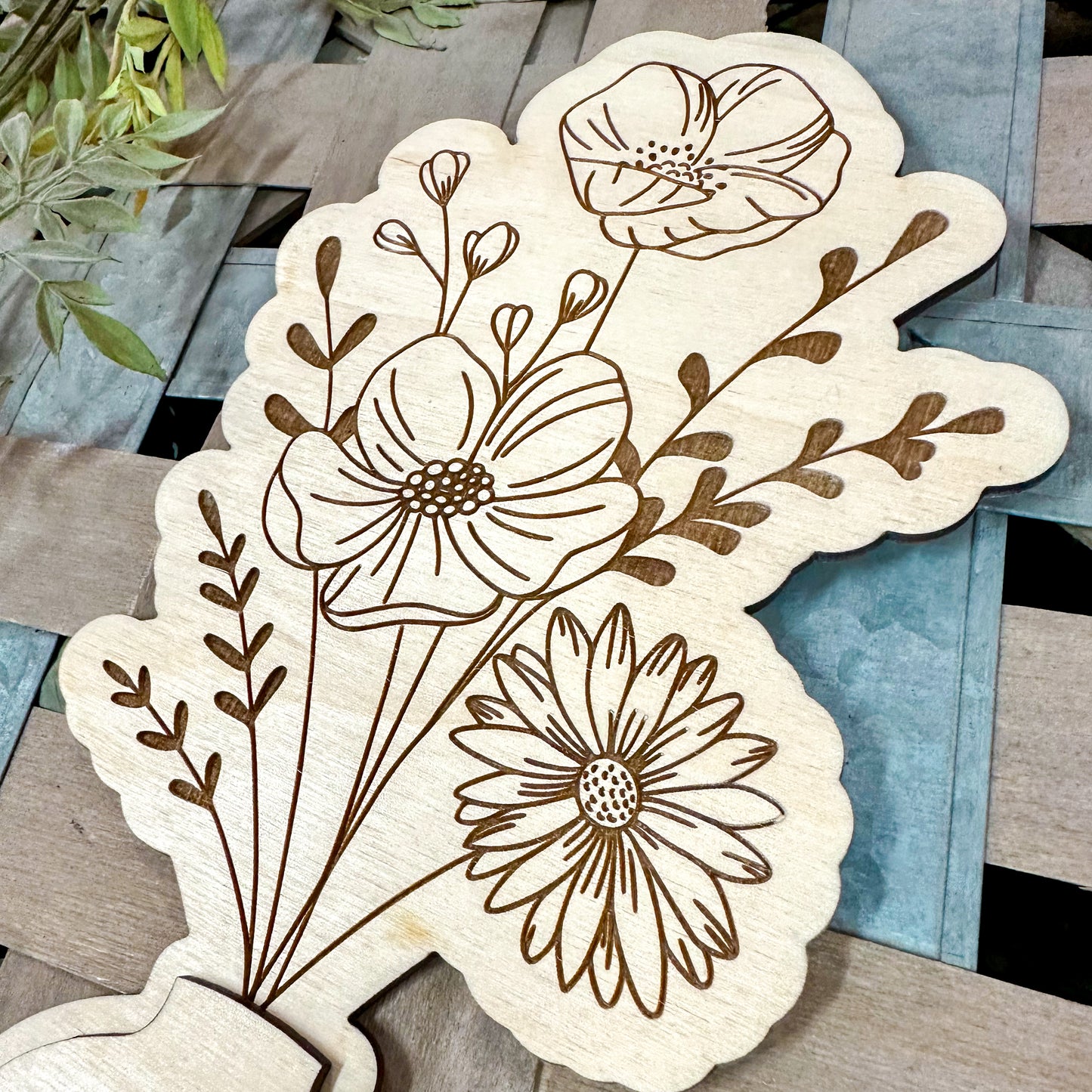 Mothers Day Bouquet with handwriting