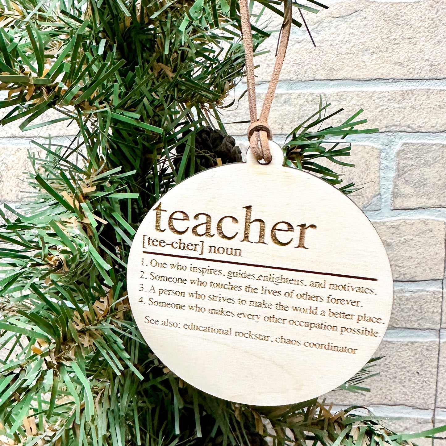 Teacher Definition Ornament