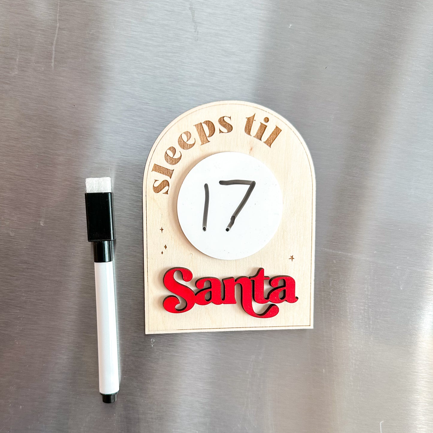 Santa Countdown Magnet